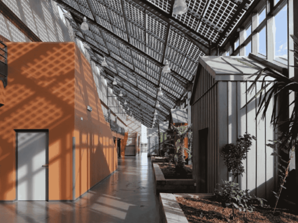 la climatisation d'une école rénovée par lo piccolo à Pau